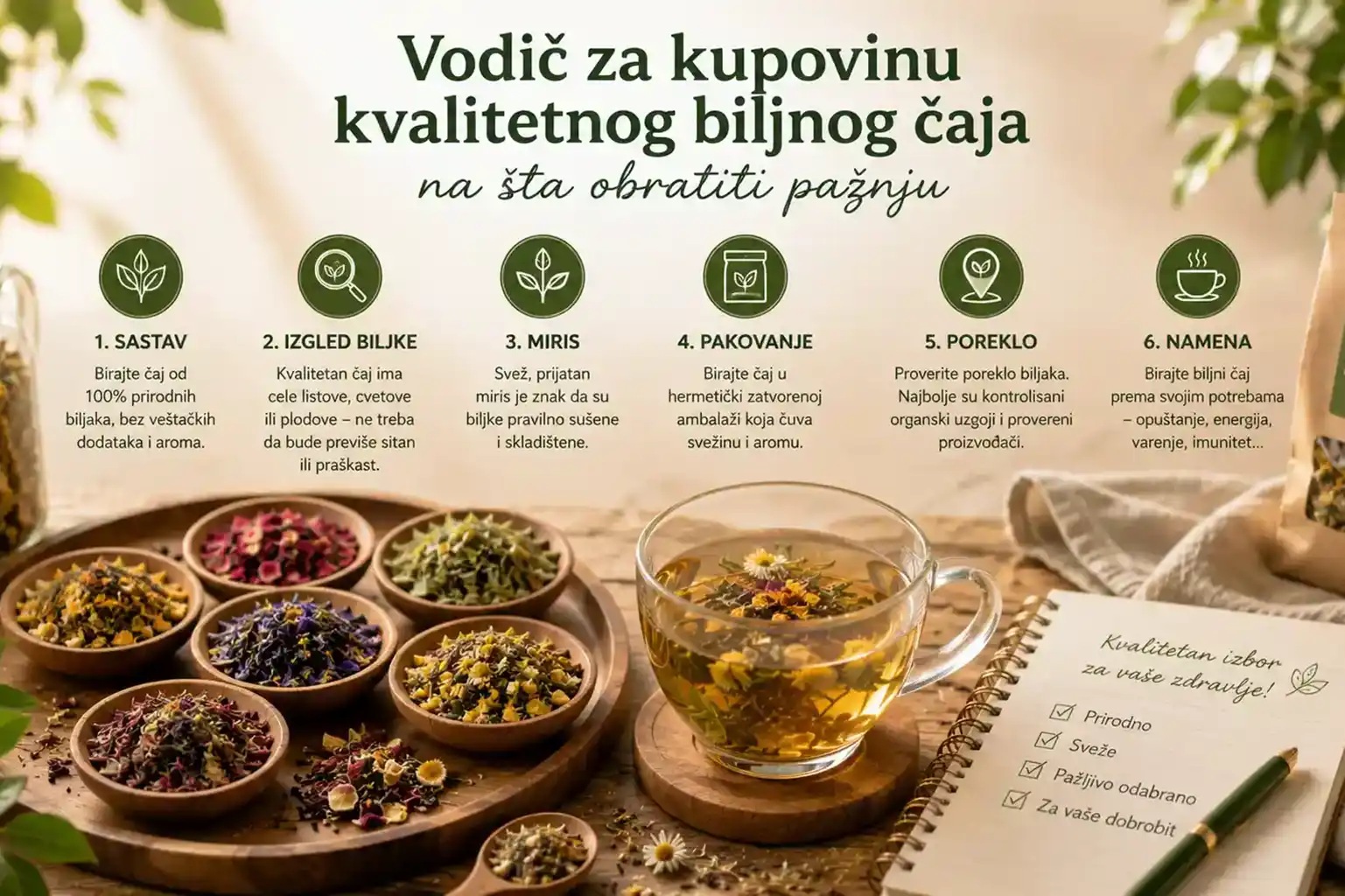 Vodič za kupovinu kvalitetnog biljnog čaja: na šta obratiti pažnju